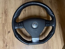 VW Golf V GTI Orginal GTI Lenkrad abgeflacht Lederlenkrad 1K0419091AK - Golf 5
