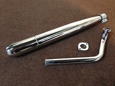 SET Auspuff + Krümmer Chrom