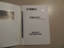 Werkstatthandbuch Service Information Heft Yamaha FZ6 - S 2004-2005