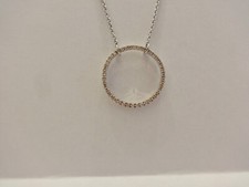 Designer BRILLANT Collier 42 Brillanten 0,33 Carat 750 er Weißgold Handarbeit.