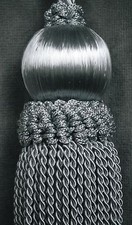 Schleuder-Quaste "CASTAGNA":seidig glänzend - 34 Farb./Handmade in Germany!