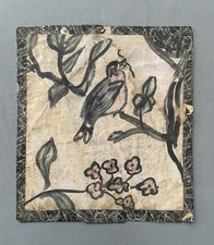 Trendiger vogel stoffmalerei - vogel,,