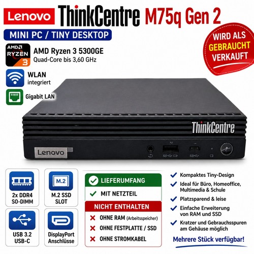 Lenovo thinkcentre m75q - thinkcentre,