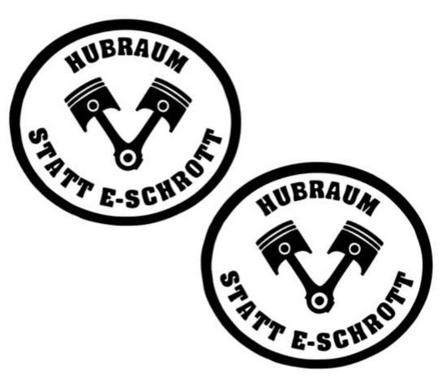 Hubraum statt e auto - statt, e-auto