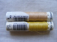 Nähgarn Gütermann Garn Konvolut 2 Rollen gelb 327 6 Allesnäher Polyester Set