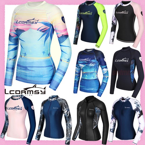 Damen langarm rash guard - damen,