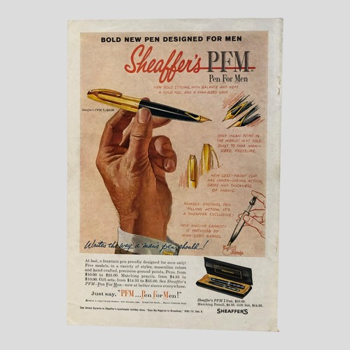 Sheaffer werbung vintage - werbung,