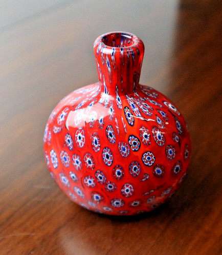 Murano millefiori vase - murano,