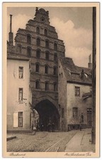 AK Stralsund Mecklenburg-Vorpommern Am Semlower Tor Ortspostkarte 1931