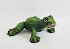 Alte Frosch Metallplastik