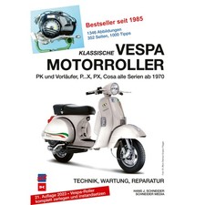 Klassische Vespa Motorroller