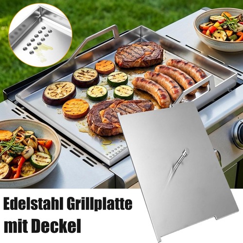 Edelstahl grillplatte plancha - edelstahl,