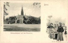 Ak Berlin Kreuzberg, Anhalter Bahnhof, Nationaldenkmal, Kreuzberg,... - 4738932