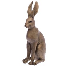 XL Hase Deko Figur Garten Haus