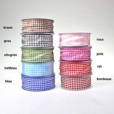 25m Dekoband kariert 40mm