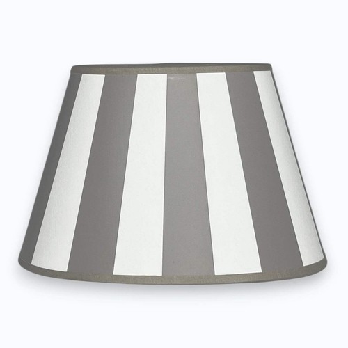 Lampenschirm taupe weiß - lampenschirm,