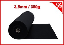 Filz 3,5mm Schwarz SOFT Filzstoff Stark 100x150cm Bastelfil meterware AUTOFILZ