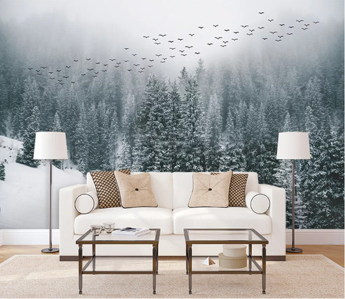 Schnee wald q11133 tapete - q11133,