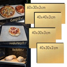 Brotback- & Pizzastein für Backofen & Grill aus Schamotte