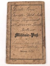 Feldzug 1870 militär paß - feldzug,