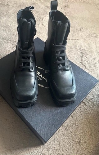 Prada herren biker stiefel - herren,