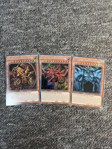 Yugioh götterkarten set - yugioh,