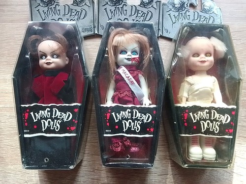 Mezco living deat doll minis - deat, 3