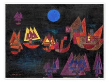 Poster Schiffe im Dunkeln -