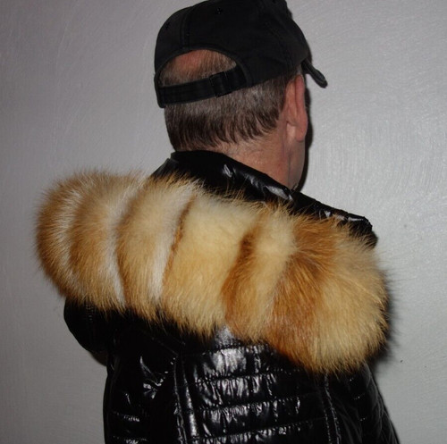 Rotfuchs pelz kapuze kragen - rotfuchs,
