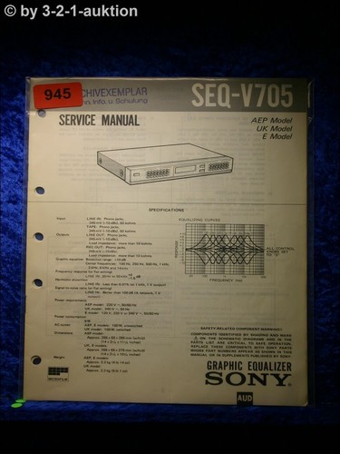 Sony service manual - sony, seq