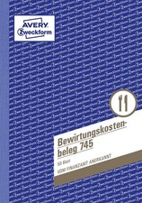 AVERY Zweckform Formularbuch "Bewirtungskosten Beleg" DIN A5 50 Blatt