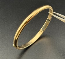 Armreif 585 Gelbgold 14 Karat Damen Goldreif 8,13 g Armspange Echtgold  17cm