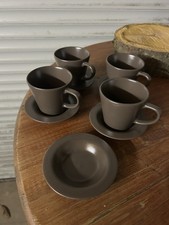 IKEA Braun  13900 Kaffeetassen mit Untertassen