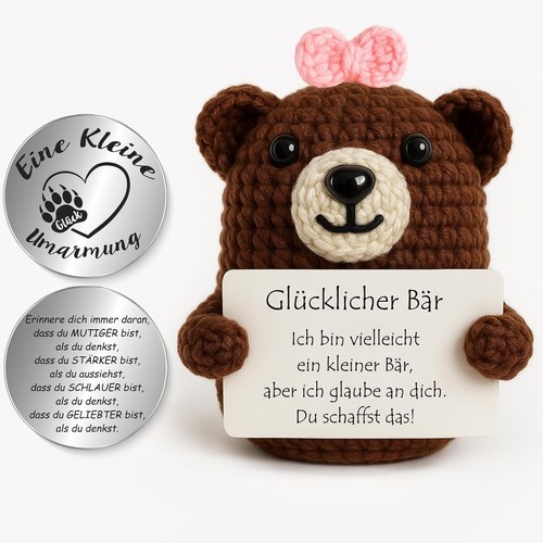 Glücklicher bär dekofigur - dekofigur,