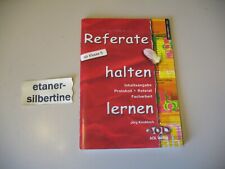 Referate halten lernen, Jörg Knobloch, ab Klasse 5, AOL Verlag