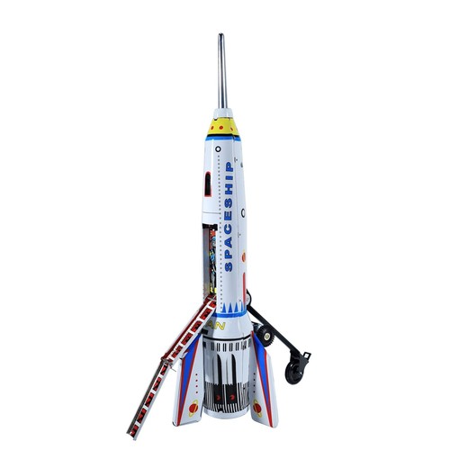 Blechspielzeug rakete - blechspielzeug,