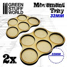 MDF Regimentsbases 5x 32mm -
