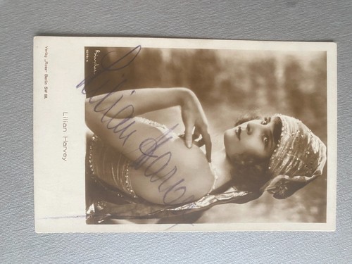 Lilian harvey signed - harvey,