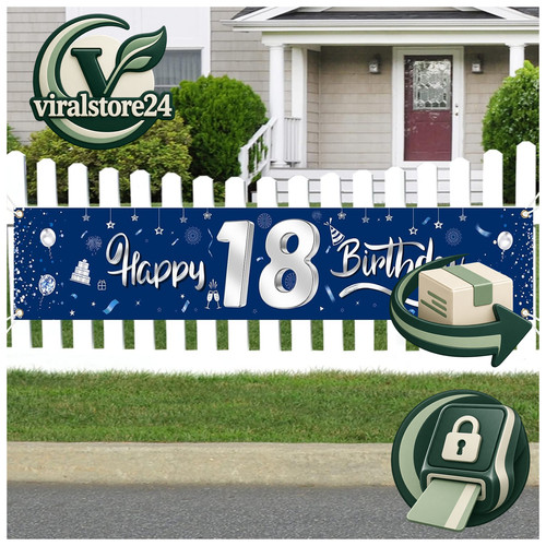 Banner geburtstag deko - banner,