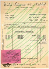 Fahrrad Rechnung Walter Schürmann Bielefeld 1937