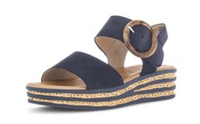 Gabor Sandale Blau Leder