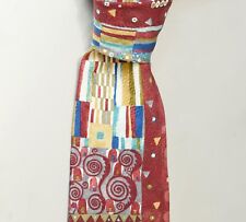 Krawatte GUSTAV KLIMT Boxelder Moderns Baum des Lebens Stoclet Fries Druck Seide