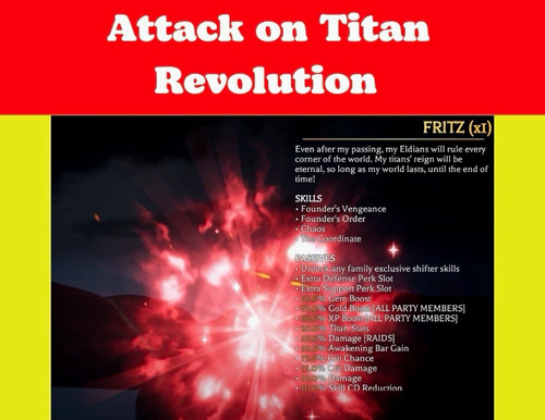 Attack titan revolution - attack, on