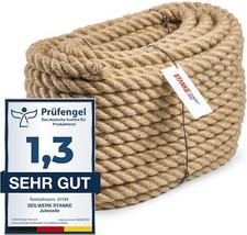 JUTESEIL Tau Seil Hanfseil 6mm
