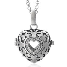 Engelsklingel Anhänger Käfig ohne Klangkugel Kette mit Anhänger Engelsflüsterer