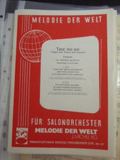 Salonorchester Noten Tanz Potpourri