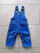 Cord Latzhose blau Größe 74