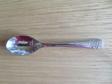 Einzelteil Kinderbesteck "Teddy", kl. Löffel, Amefa 18-10, vermutlich Edelstahl