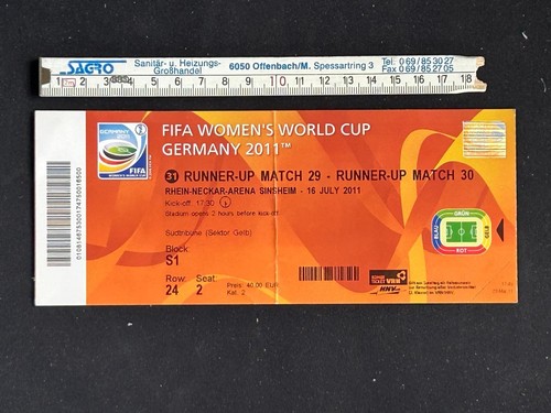 Orig ticket frauen wm 2011 - ticket,