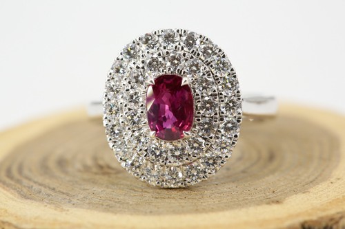 Rubin ring 750 gold - ct.,